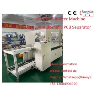 PCB Depaneling Router Machines with CCD Camera Alignment & CNC Programming