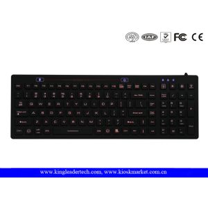 IP68 Backlit Washable Silicone Keyboard With On / Off Switch and12 Function Keys