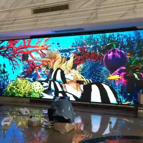 Small Pixel Pitch 4k Micro Video Wall Movie Screen P0.9 P1.2 P1.5 P1.6 P1.8 Cob