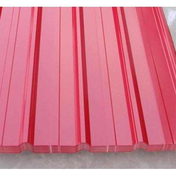 RMP PPGL RED Galvalume Dx51D 0.35mm Pre Painted Corrugated Roofing Sheets