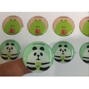 Custom printing self adhesive round epoxy dome resin gel sticker