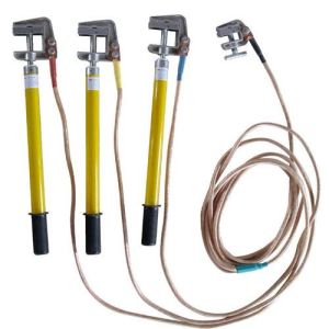 Grounding Wire Construction Safety Tools With Grounding Pole / Clip Set