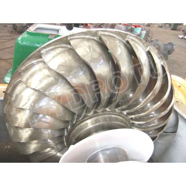 High Specific Speed Turgo Hydro Turbine / Turgo Water Turbine with Stainless