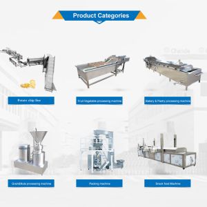 Customize French Fries Production Line 60 Units Per Year Output for 2-3mm Banana