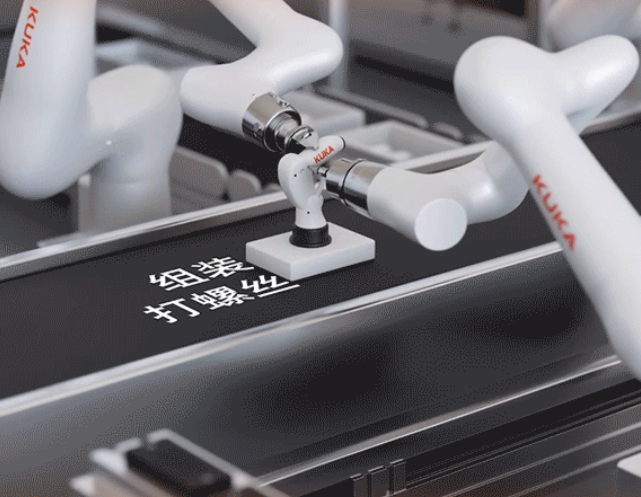 KUKA Iico12 12kg Payload Assembly Handling Pick and Place Robot Arm with Human