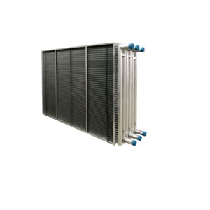 Hydrophilic Foil 2HP Pin Fin Type Heat Exchanger Grooved Design