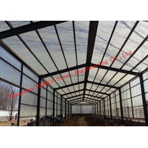 China Sandwich Panel Cladding Poultry Steel Framing Systems Structural Steel Construction Shed on sale