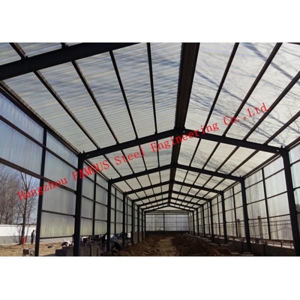 Prefabricated Steel Structure Poultry Farming Shed For Chicken Farm Building And
