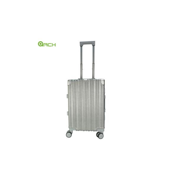Quality Push Button Luggage ABS Travel Suitcase With Double Spinner Wheels wholesale