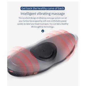 Electric Waist Massager with 5 Intensity Levels and Remote Control for Pain