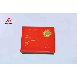 Cheap Lightweight Red Art Paper Bags For Shopping , Environmentally Friendly for sale