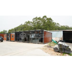 Luxury Ready Made 20FT Light Steel Structure Expandable Prefab Container House