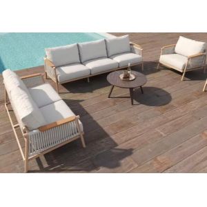 Hot Sale Outdoor sofa with Eco-Friendly Materials and CE Certification for Gardens Courtyards and Villas