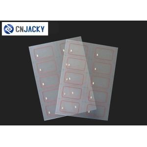2 * 5 / 3 * 8 Layout Clear Transparent Smart Card Inlay