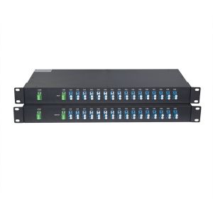 100G 16CH Dense Wavelength Division Multiplexer DWDM Dual Fiber For Long Haul
