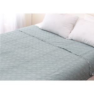 3pcs / 5pcs Full Size Quilt Washed Solid Embroidered Bedspread And Coverlets