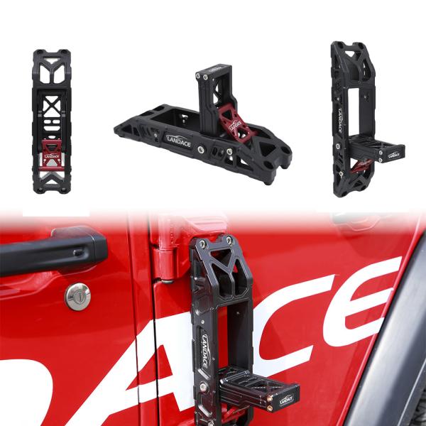 Beautiful Bolt On Mounting Foldable Door Hinge Car Side Step for Jeep Wrangler