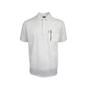 China 180G T Shirt 80 Cotton 20 Polyester With Irregular Woven Pattern And Mesh on sale