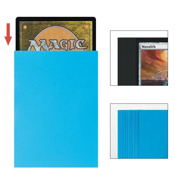 Quality Custom Black-Lined Premium Amazing Strength Anti Glare Mtg Matte Trading Card Sleeves wholesale