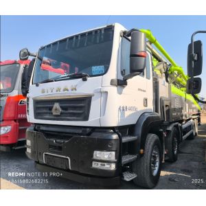 ZOOMLION 63m USED Pump Truck Concrete Pump In SITRAK Chassis 2020