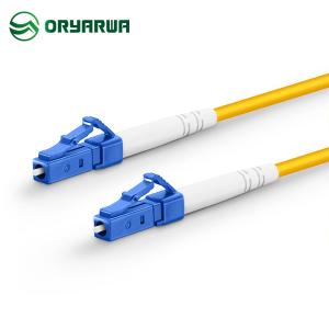 Cheap LC UPC to LC UPC Simplex Single Mode Patch Cord OS2 LSZH for sale