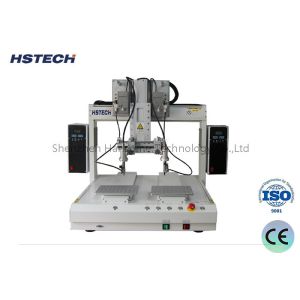Advanced Dual-Table Soldering Machine with Dual Soldering Irons for Precision