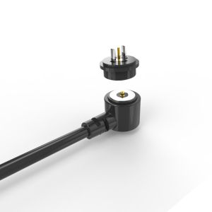 China OD 8.0mm T-shape Magnetic Charging Cable 2 Pin Connector For Smart Watch Smart Bracelet on sale