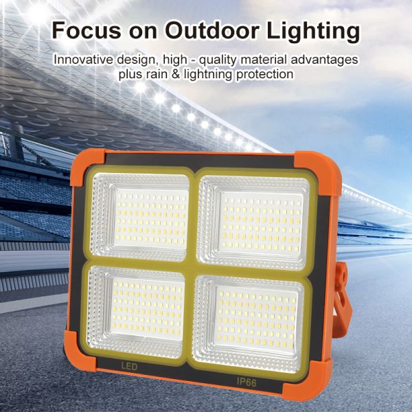 Quality USB Emergency Solar Panel Floodlight IP66 Waterproof 4 Modes For Hiking Camping wholesale