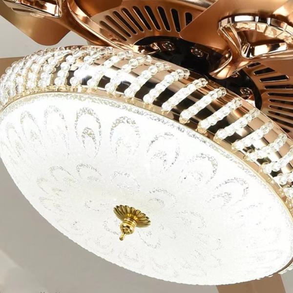 52In Energy Saving Ceiling Fan Low Noise ABS Five Blade Fan