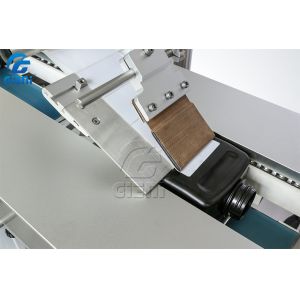 SS304 91mm Width Chemical Bottle Labeling Machine PLC Control