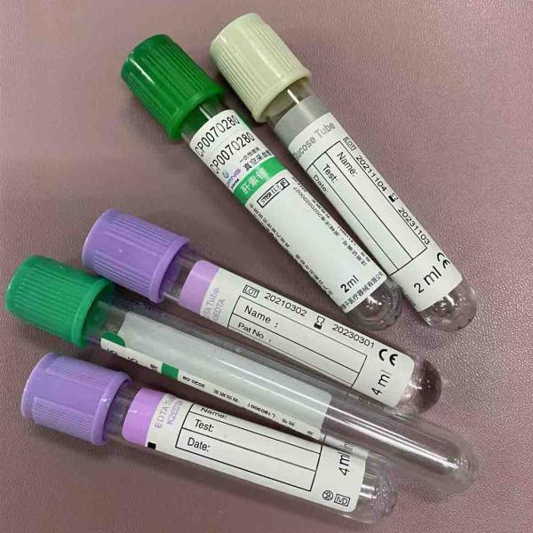 EDTA Clot Activator Plain Tube For Medical Disposable Use