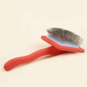 Pet Dematting Slicker Brush Detangles Pet Grooming Brush Reduces Shedding Improves Coat