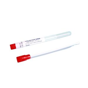 China Disposable Snappable Plastic Stick and Viscose Head Transport Medium Swab Cary Blair Transport Swabs on sale