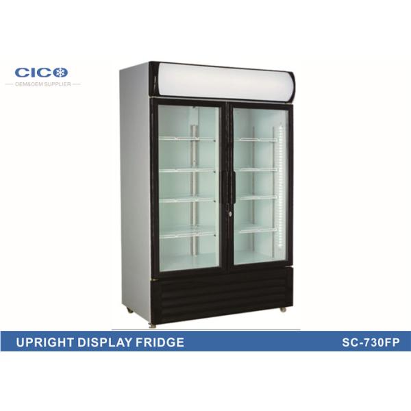 Commercial Electric Upright Display Refrigerator / 2 Door Upright Fridge