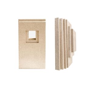 Fire Resistant Refractory Insulation Board Rectangle Lightweight