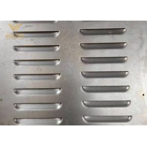 Decorative 304 Stainless Perforated Sheet SS304 Louver Punch Metal Mesh With