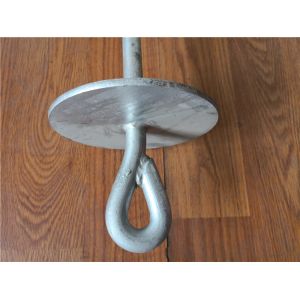 Helix Forged Thimble Eye Earth Ground Anchor Welding Helix And One Plate Screw