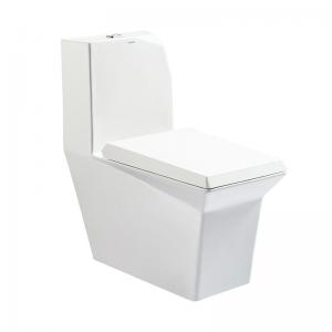 Cheap One Piece Siphon Flush Toilet Soft Closed Toilet Seat 3.7L for sale