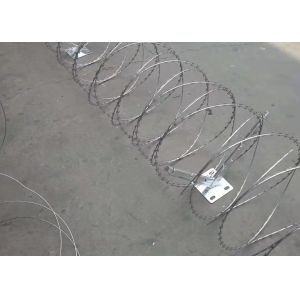 Coiled Bto-18 Oem Concertina Razor Wire Hot Dipped Galvanized