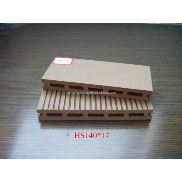 140mm*17mm WPC Decking for Outdoor Garden Flooring Customized and Eco-Friendly