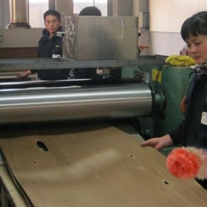 Recomposed White Ash Wood Veneer Sheets WA-X206 Quarter Cut For Fancy Plywood