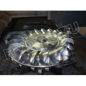 Forge CNC Machine stainless Steel Runner with Pelton Hydro Turbine / Pelton