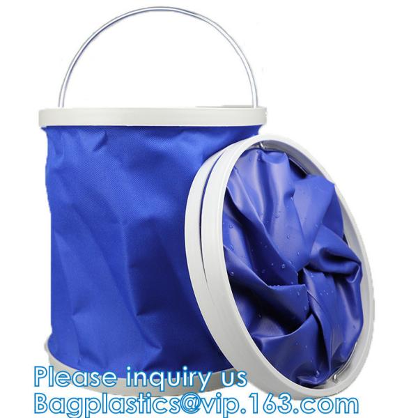 Quality Multifunctional Outdoor Fishing Bucket Car Washing Portable Folding Collapsible Water Bucket wholesale