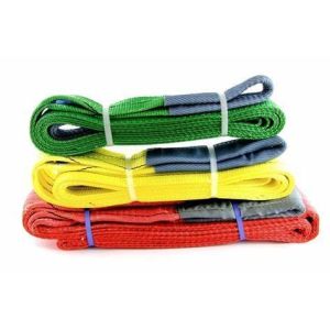 1-12 Ton Lifting Hoist Sling Tow Strap Cargo Flat Webbing Sling with Custom Logo