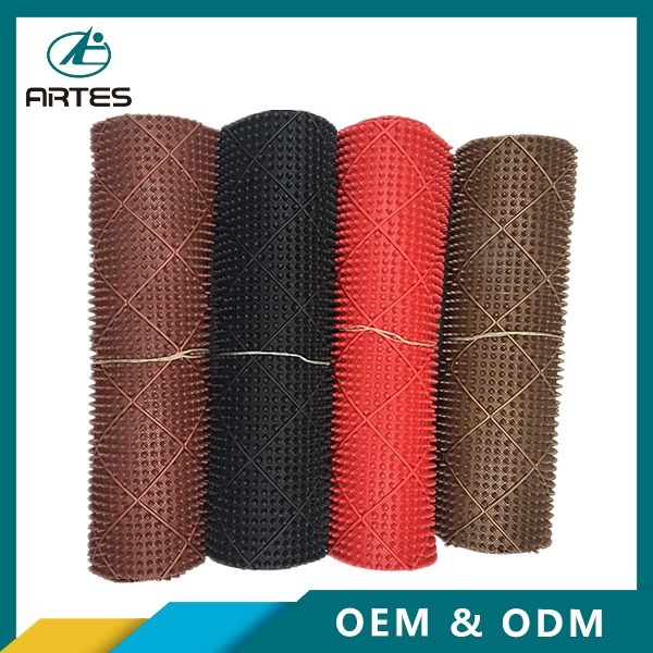 Pvc floor mat car floor mat comfortable easy to clean black,bronze 1.2*9 0.6*0