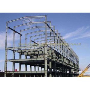 Prefabricated Multi Floor Building Warehouse Steel Structure Weather Proof