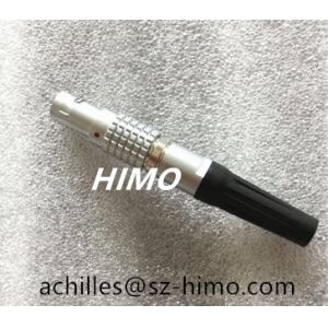 Solder pin lemo 1B series self-latching 4 PIN push pull connector