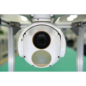 Dual Sensor Electro Optical Tracking UAV Payload Over 15km Detection