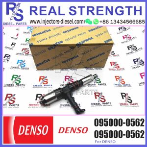 6218-11-3101 6218113101 Common Rail Fuel Injector 095000-0562 0950000562 For PC600-8 PC600-7 PC600-6 6D140E 6D140 Engine