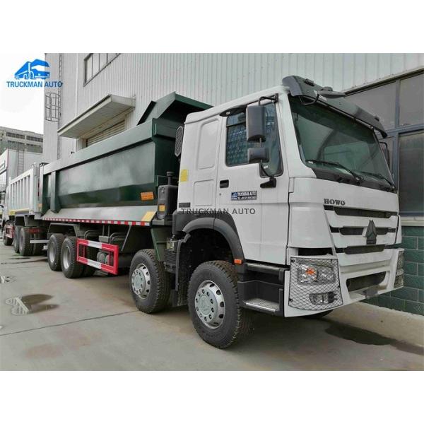 Quality 12 Wheel 50 Tons U Shape Cargo Box Howo Dump Truck 371 wholesale